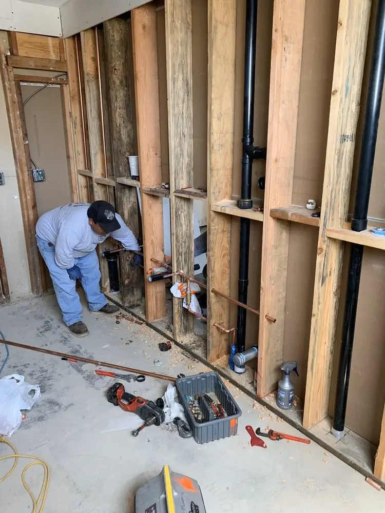 Commercial rough-in plumbing for Water Heater Replacement in Lavergne
